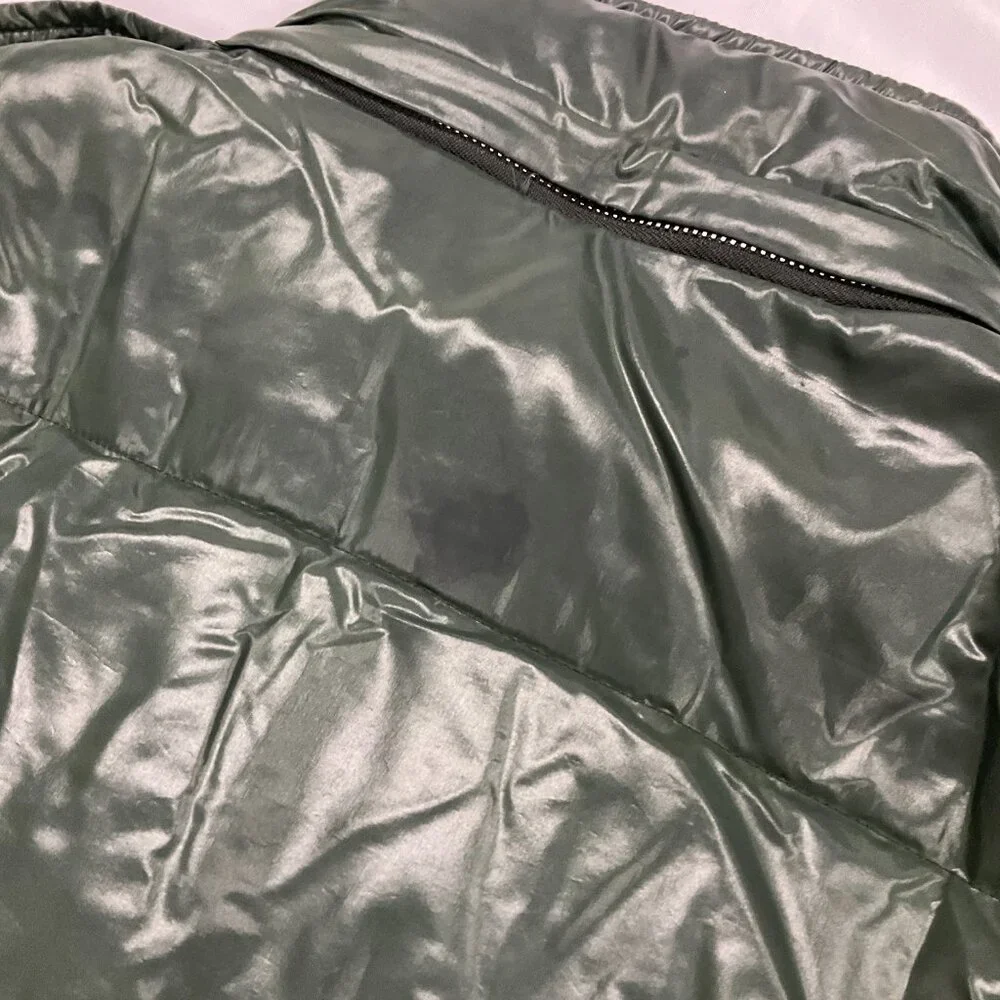 Gucci Down Puffer Jacket Mens Size 52 XL Green Made in Italy